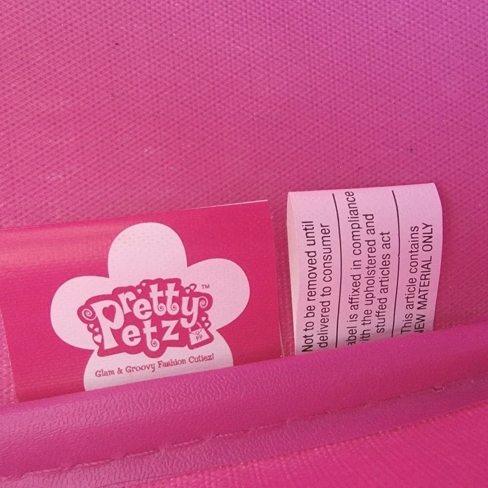 Vintage 2005 Tara Toy Pretty Petz I Luv My Pony Pink 8-Slot Toy Carrying Case